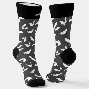Bat-Silhouetten Muster Socken
