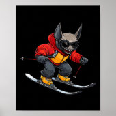 Bat Skier  Poster (Vorne)
