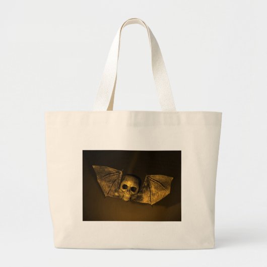 Bat Skull Jumbo Stoffbeutel (Vorne)