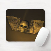 Bat Skull Mousepad (Mit Mouse)