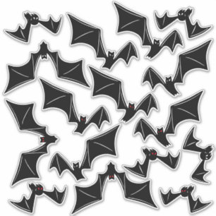 Bat Sticker Vinyl Sticker Set