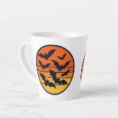 Bat Sunset Milchtasse (Linke Ecke)