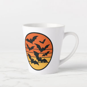Bat Sunset Milchtasse