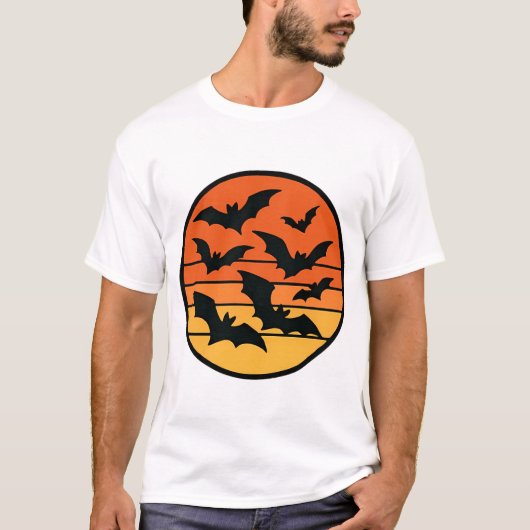 Bat Sunset T-Shirt (Vorderseite)