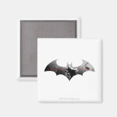 Bat Symbol für Arkham City Magnet (Vorderseite/Rückseite)