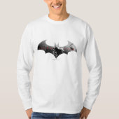 Bat Symbol für Arkham City T-Shirt (Vorderseite)