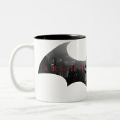 Bat Symbol für Arkham City Zweifarbige Tasse (Links)
