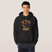 Bat-Tastic Night Flying Bat Halloween Hoodie (Vorne ganz)