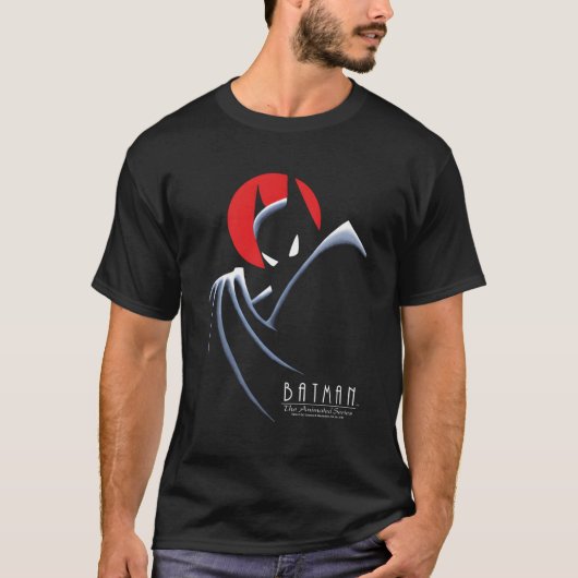 Bat the Animated Series Behind the Cape T-Shirt (Vorderseite)