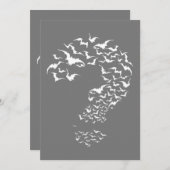 Bat The Riddler White Classic Einladung (Vorne/Hinten)