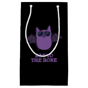 Bat to the Bone Funny Animal Pub Dark BG Kleine Geschenktüte