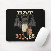 Bat und Boo-jee Boujee Halloween Kostümtrick oder Mousepad (Mit Mouse)