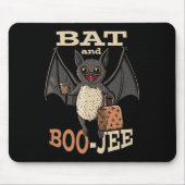 Bat und Boo-jee Boujee Halloween Kostümtrick oder Mousepad (Vorne)