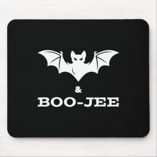 Bat und Boo-jee Boujee Halloween Kostümtrick oder Mousepad