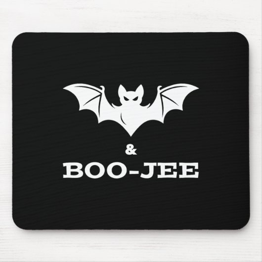 Bat und Boo-jee Boujee Halloween Kostümtrick oder Mousepad (Vorne)