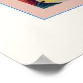 Bat ~ Vintages Baseball-Poster Poster (Ecke)