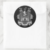 Bat Wappen Grau - Aufkleber (Tasche)