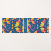 Bat Watercolor Personalisiertes Muster Yogamatte (Vorderseite (Horizontal))