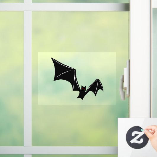 Bat Window Clying v3 Fensteraufkleber (Zuhause)