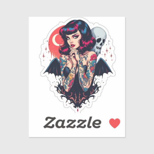 Bat Wing Beauty Aufkleber (Blatt)