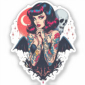 Bat Wing Beauty Aufkleber (Vorderseite)