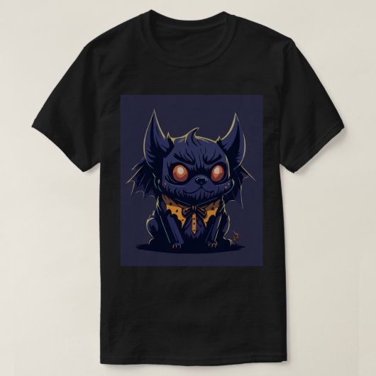 Bat Winged Trick oder Trete T-Shirt (Design vorne)