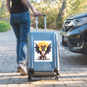 Bat Wings Boxer Aufkleber (Koffer Insitu)