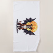 Bat Wings Boxer Strandtuch (Vorderseite)
