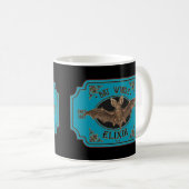 BAT WINGS ELIXIR lustige halloween Kaffeetasse (VorderseiteRechts)