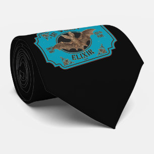 BAT WINGS ELIXIR lustige halloween Krawatte