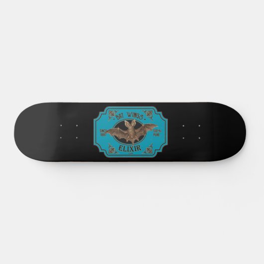 BAT WINGS ELIXIR lustige halloween Skateboard (Horizontal)
