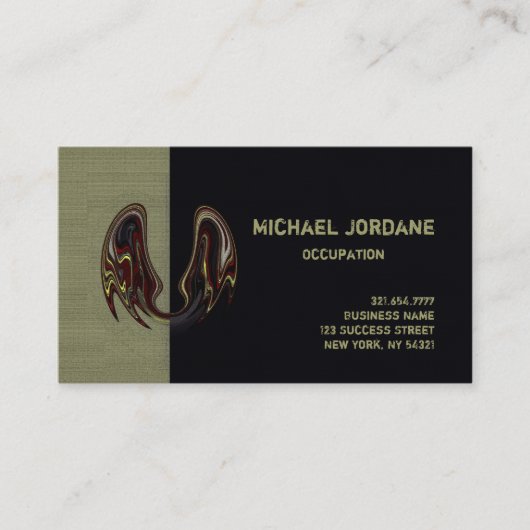 BAT Wings FARBE / PAPIER / FORMULIERUNG - Visitenkarte (Vorderseite)