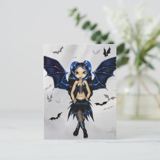 "Bat Wings" Postkarte (Stehend Vorderseite)