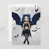 "Bat Wings" Postkarte (Vorne/Hinten)