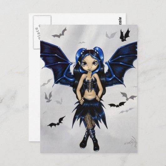 "Bat Wings" Postkarte (Vorne/Hinten)