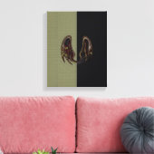 Bat Wings ~ Print / Poster Leinwanddruck (Insitu (Wohnzimmer))
