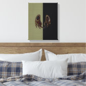 Bat Wings ~ Print / Poster Leinwanddruck (Insitu (Schlafzimmer))