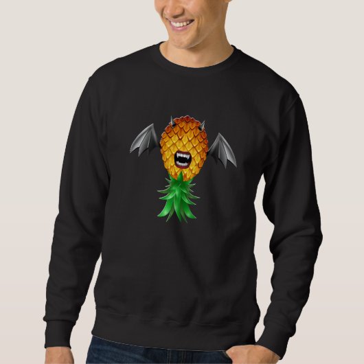 Bat Wings Vampire Bite Swinger Abwärtspinie Sweatshirt (Vorderseite)