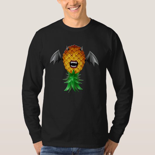 Bat Wings Vampire Bite Swinger Abwärtspinie T-Shirt (Vorderseite)