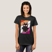 Bat With Pride Lesbian Flag LGBTQ Proud Ally Pride T-Shirt (Vorne ganz)