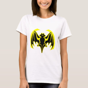 Bat Yellow The MUSEUM Zazzle Geschenke T-Shirt