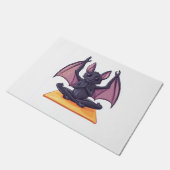 Bat Yoga Flow Fußmatte (Schrägansicht)