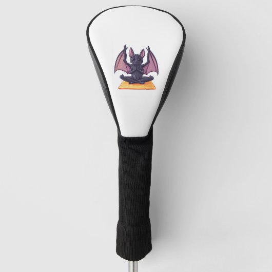 Bat Yoga Flow Golf Headcover (Vorderseite)