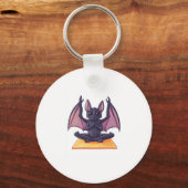 Bat Yoga Flow Schlüsselanhänger (Vorderseite)