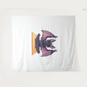 Bat Yoga Flow Wandteppich (Vorderseite (Horizontal))