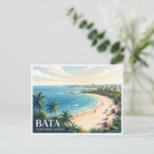 Bata Küste Äquatorialguinea Postkarte (Stehend Vorderseite)