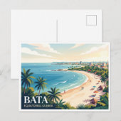 Bata Küste Äquatorialguinea Postkarte (Vorne/Hinten)
