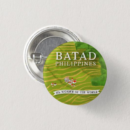 Batad Philippinen Button (Vorne & Hinten)