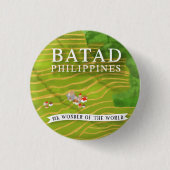 Batad Philippinen Button (Vorderseite)