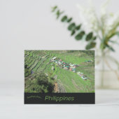 Batad Rice Terraces nahe Banaue Ifugao Philippinen Postkarte (Stehend Vorderseite)